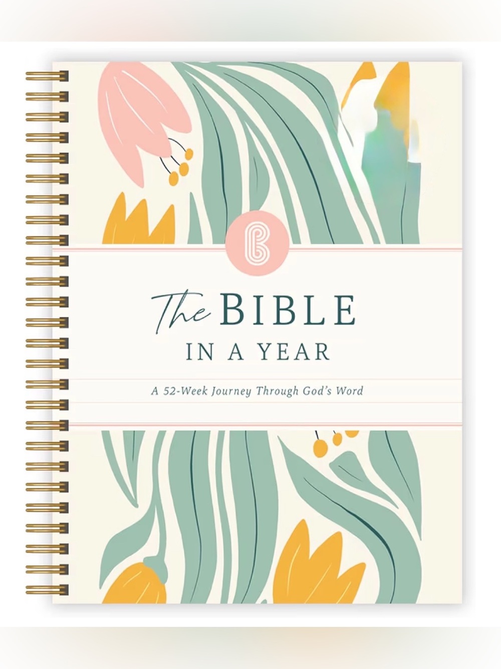 The Bible in a Year Spiral Notebook 52-Week Journey Through God’s Word